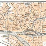 Nantes France map public domain